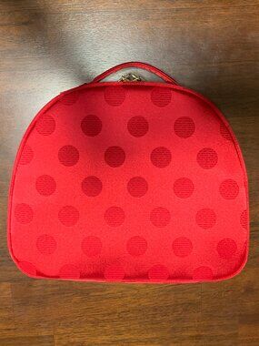 Estée Lauder Red Cosmetic Makeup Bag